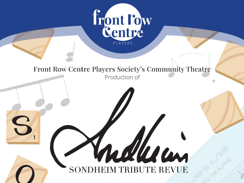 Cropped promo poster for FRC’s Sondheim Tribute Revue