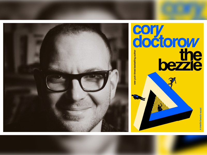 A promo image for Cory Doctorow